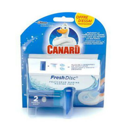 CANARD Fresh Disc disques WC fraîcheur marine 6 disques pas cher 