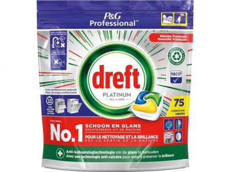 dreft citron platinium tabs 75pcs 