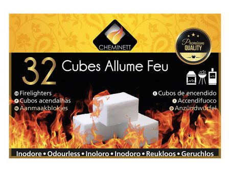 cubes allume feu premium 32 pieces 