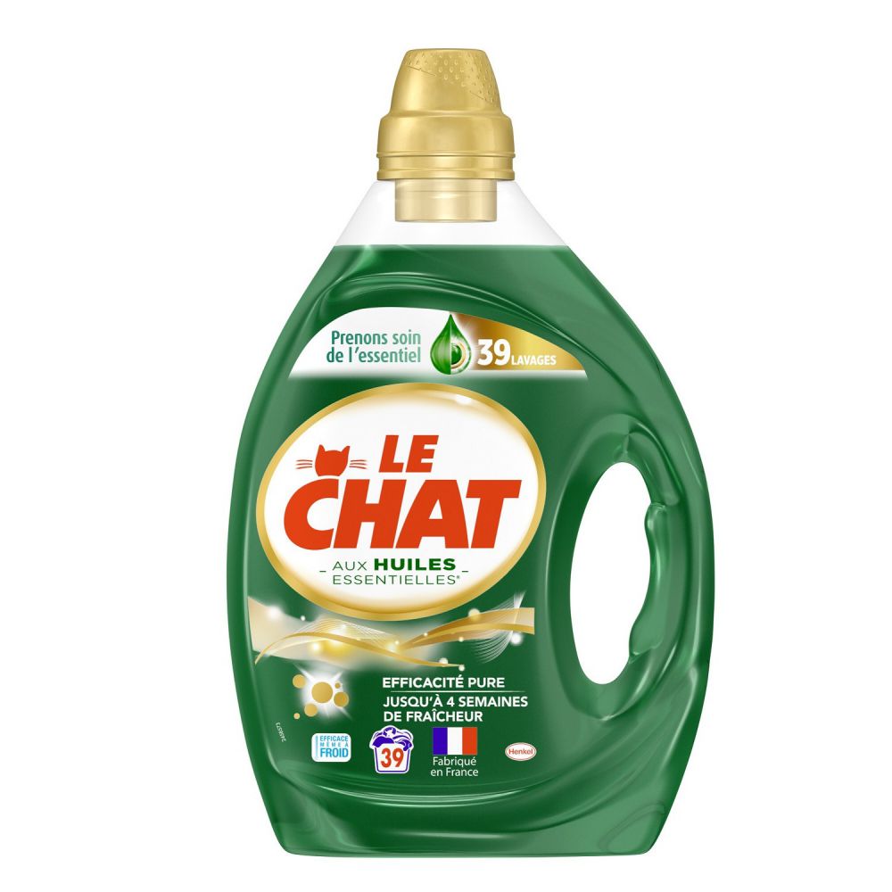 LE CHAT Lessive liquide l'expert au bicarbonate 40 Lavages
